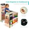 Best Choice Products Kids Pretend Play Grocery Store Wooden Supermarket Set w/ Chalkboard, Cash Register
